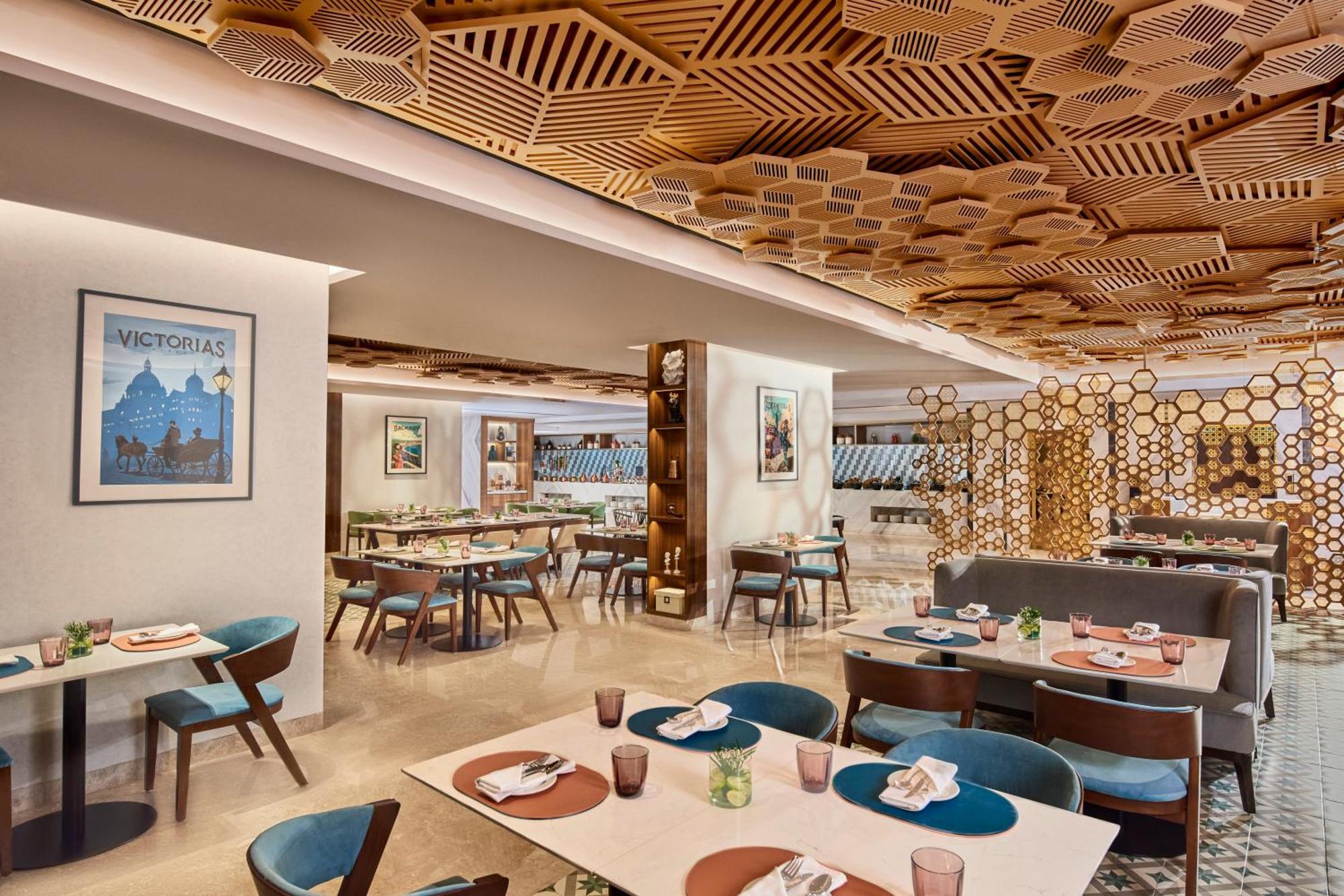 Novotel Mumbai International Airport Bombaim Exterior foto The restaurant